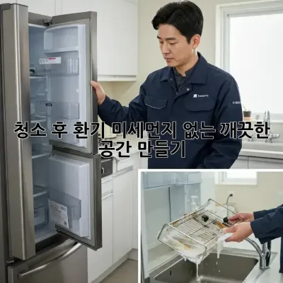 청소 후 환기: 미세먼지 없는 깨끗한 공간 만들기