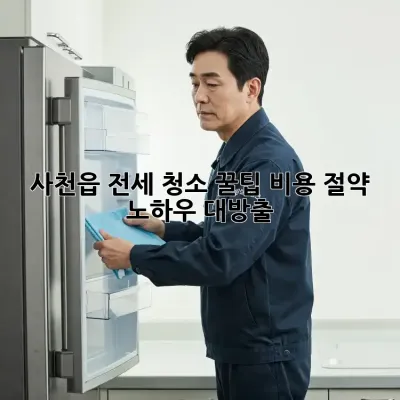 사천읍 전세 청소 꿀팁🍯: 비용 절약 노하우 대방출!