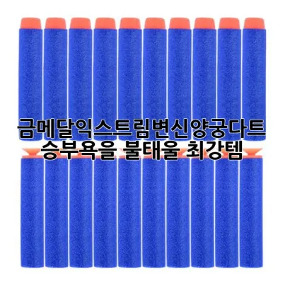 금메달익스트림변신양궁다트: 승부욕을 불태울 최강템! 🎯