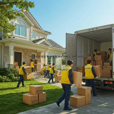 이사, 이젠 걱정 뚝! 완벽한 이사 서비스 선택 가이드