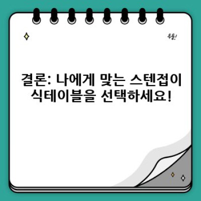 야외캠핑부터 실내정리까지! 스텐접이식테이블 완벽 가이드: 가성비 최고 모델 추천