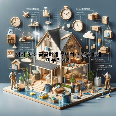 이사 청소, 꼼꼼하게 준비하고 깔끔하게 마무리하기!